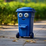 Plastic Garbage Bin 100 Liter With a Silent Door Wholesale Supplier In Iran