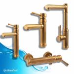 Aryana Faucets Set Mechanical Antique Model Gold Color Order in Bulk