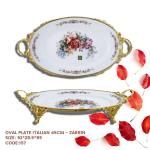 Oval Italian Plates In Good Price For Export