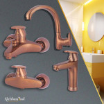 Aryana Faucets Set Mechanical Pardis Copper Color in Low Price