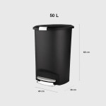 Rectangle Dustbin With Pedal Size L For Export