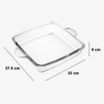 Square Ovenware 3L Baking Companion For Export