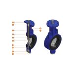 Butterfly Valves Export | Wafer & Double Flange Types at Best Prices