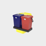 Double Bin Trash Can Plastic 25-Litre in The Cooperation Price