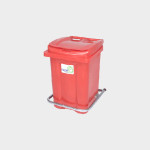 Waste Bin Plastic 60-Liter With Pedal For Export in IRAN