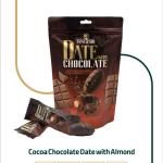 Wholesale Cocoa Chocolate Dates with Almond Premium Healthy Snack for Export