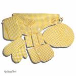 The 12-piece Kitchen Towels, Dishcloths, Oven Mitts, Pot Holders Set is a versatile kitchen kit in Big Sale