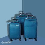 Luggage 3 Piece Set Softside with Spinner Wheels for Sale