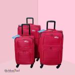 Omasu Luggage 3Piece Set Softside with Spinner Wheels In Bulk Price