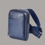 Wholesale Navy Blue Leather Crossbody Bag – Premium Export Quality & Bulk Supply