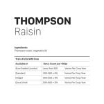 Bulk Thompson Raisins Export – Premium Quality, Affordable Prices