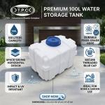 Compact Cube Water Tank | High Quality Polyethylene Storage Tank