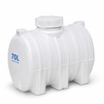 70L Horizontal Ribbed Polyethylene Water Tank Export | Food Grade